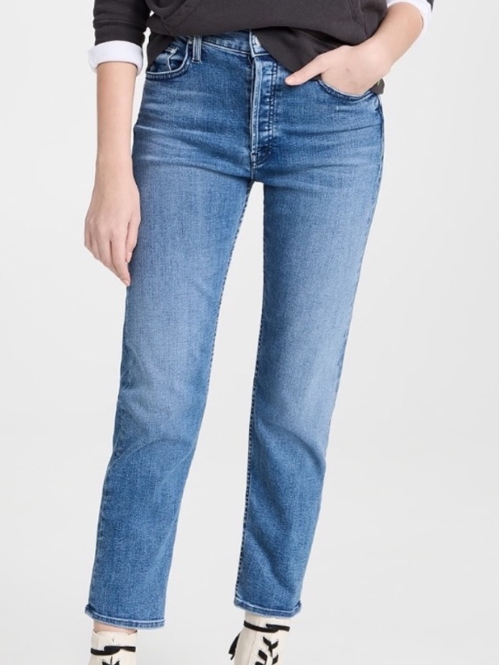 Mother The Tomcat In Oui Oui Button Fly Jeans